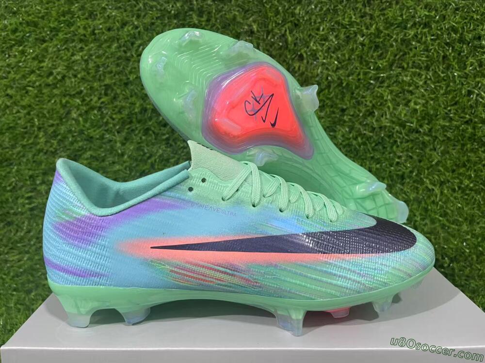 Nike Air Zoom Mercurial Superfly 11 Elite FG Firm Ground Soccer Cleats - Green/Mint Foam/Sunset Glow
