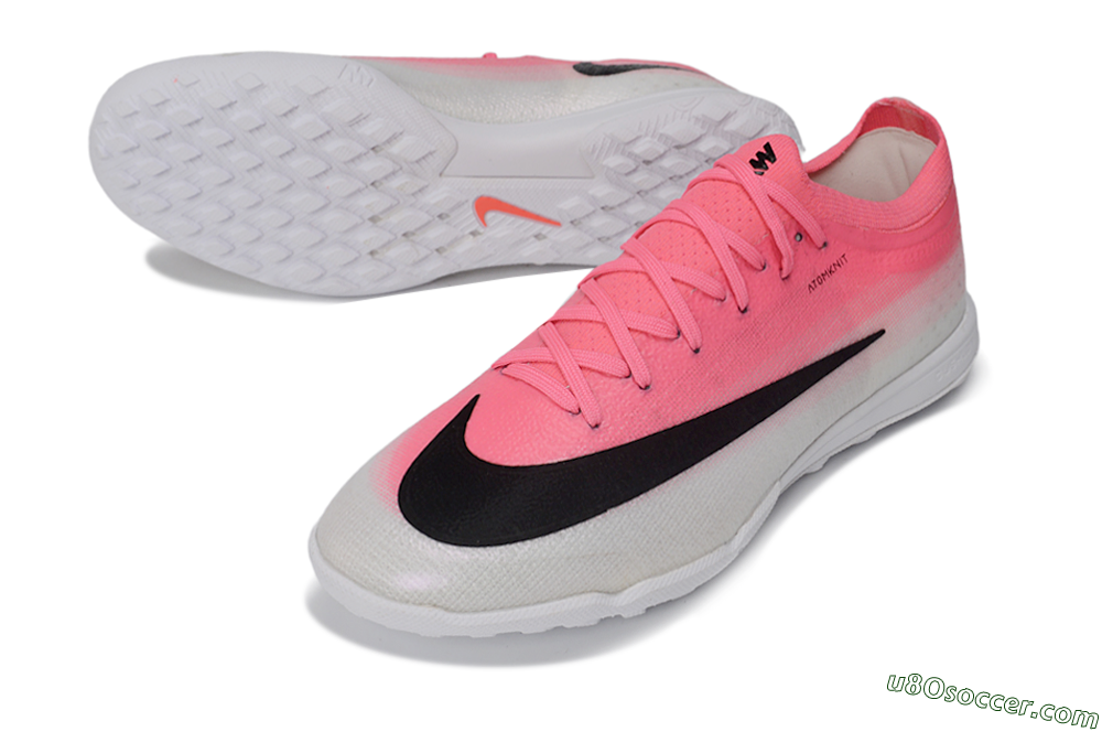 Nike Air Zoom Mercurial Vapor 17 Elite TF Artificial Turf Soccer Shoes - Pink/Hyper Pink/Platinum Tint 3