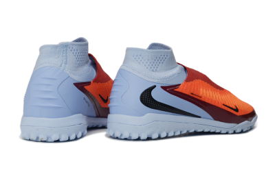 Nike Phantom 6 Elite High TF Artificial Turf Soccer Shoes - Orange/Bright Crimson/Barely Grape