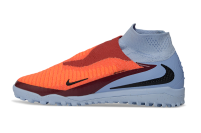 Nike Phantom 6 Elite High TF Artificial Turf Soccer Shoes - Orange/Bright Crimson/Barely Grape
