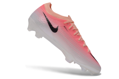 Nike Air Zoom Mercurial Vapor 17 Elite FG Firm Ground Soccer Cleats - Pink/Sunset Glow/Pearl White