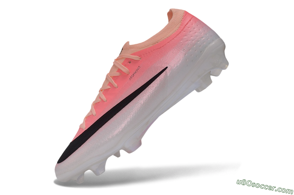Nike Air Zoom Mercurial Vapor 17 Elite FG Firm Ground Soccer Cleats - Pink/Sunset Glow/Pearl White 5