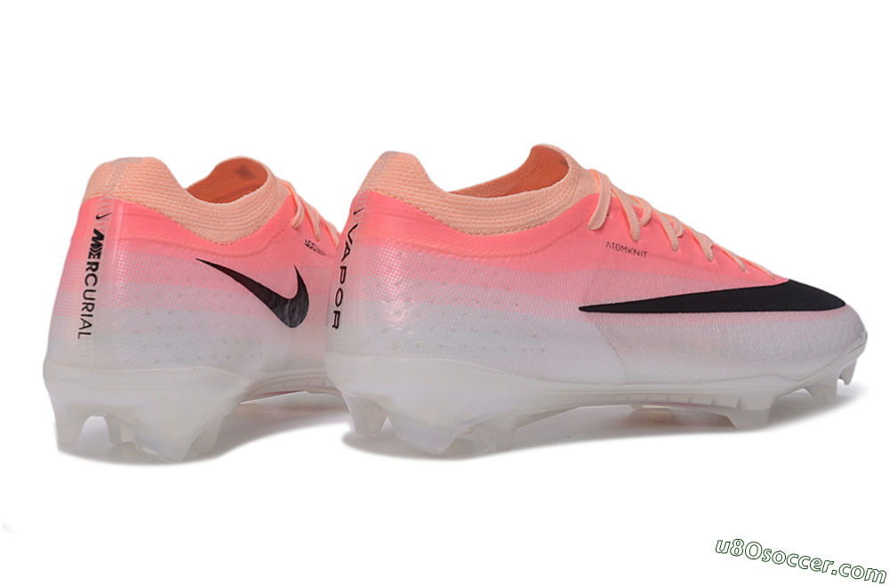Nike Air Zoom Mercurial Vapor 17 Elite FG Firm Ground Soccer Cleats - Pink/Sunset Glow/Pearl White 6
