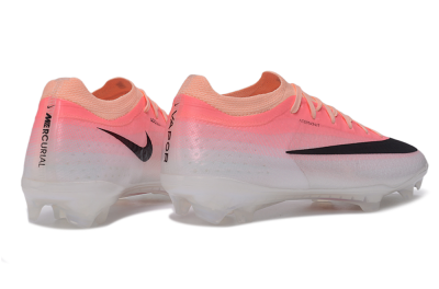 Nike Air Zoom Mercurial Vapor 17 Elite FG Firm Ground Soccer Cleats - Pink/Sunset Glow/Pearl White