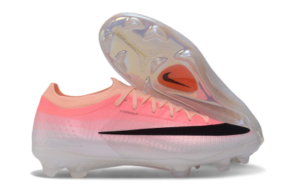 Nike Air Zoom Mercurial Vapor 17 Elite FG Firm Ground Soccer Cleats - Pink/Sunset Glow/Pearl White