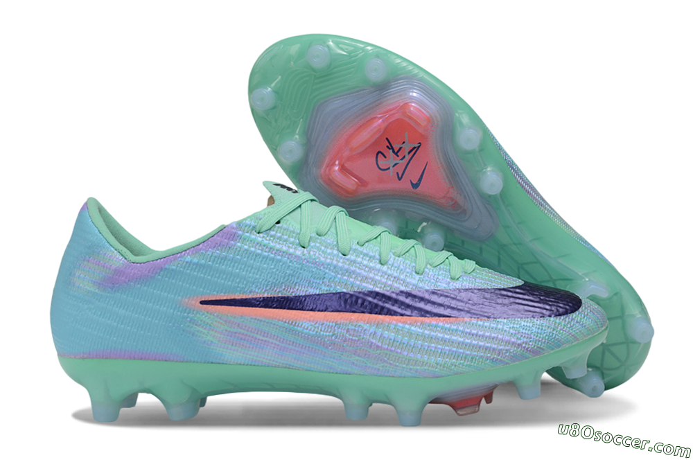 Nike Air Zoom Mercurial Superfly 11 Elite AG Artificial Grass Soccer Cleats - Green/Mint Foam/Deep Purple 1
