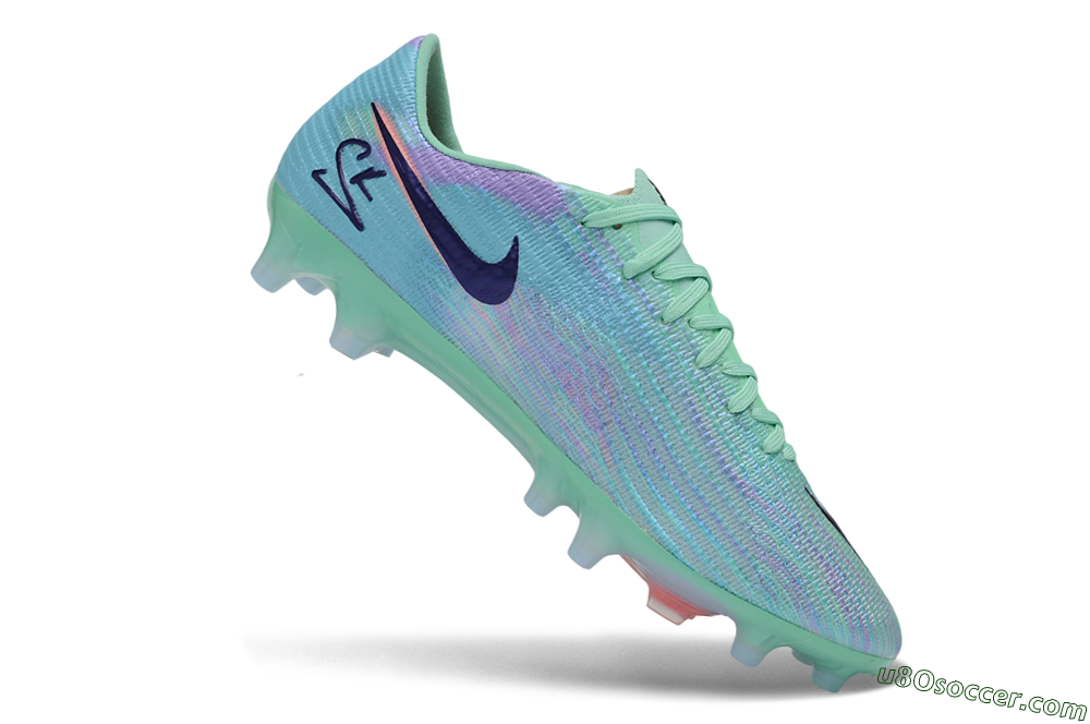 Nike Air Zoom Mercurial Superfly 11 Elite AG Artificial Grass Soccer Cleats - Green/Mint Foam/Deep Purple 4