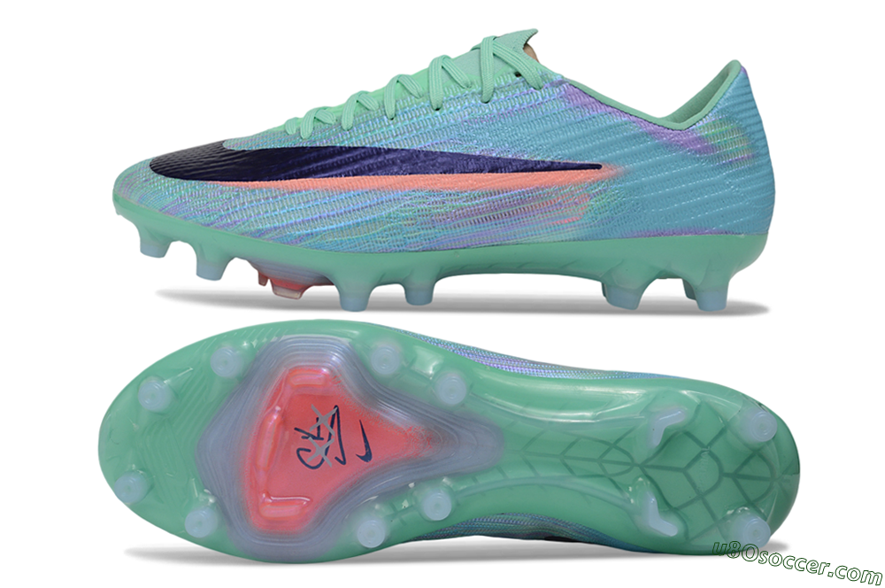 Nike Air Zoom Mercurial Superfly 11 Elite AG Artificial Grass Soccer Cleats - Green/Mint Foam/Deep Purple 0
