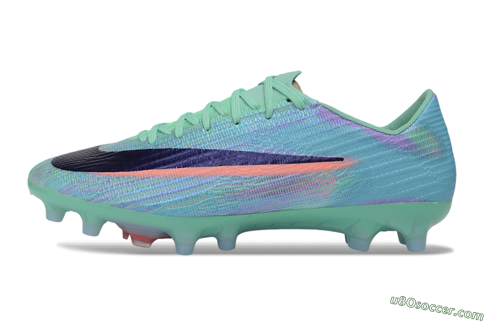 Nike Air Zoom Mercurial Superfly 11 Elite AG Artificial Grass Soccer Cleats - Green/Mint Foam/Deep Purple 2