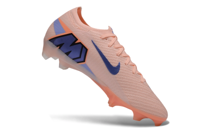 Nike Air Zoom Mercurial Vapor 17 Elite FG Firm Ground Soccer Cleats - Peach/Sunset Peach/Deep Violet