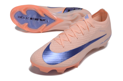Nike Air Zoom Mercurial Vapor 17 Elite FG Firm Ground Soccer Cleats - Peach/Sunset Peach/Deep Violet