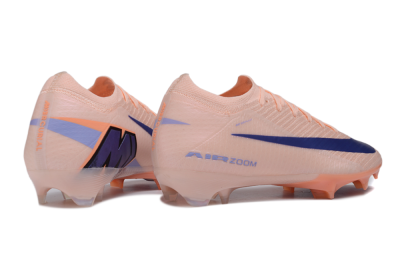 Nike Air Zoom Mercurial Vapor 17 Elite FG Firm Ground Soccer Cleats - Peach/Sunset Peach/Deep Violet