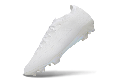 Nike Air Zoom Mercurial Vapor 17 Elite FG Firm Ground Soccer Cleats - White/Triple White/Iridescent Sole