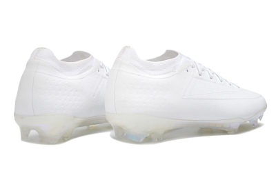 Nike Air Zoom Mercurial Vapor 17 Elite FG Firm Ground Soccer Cleats - White/Triple White/Iridescent Sole