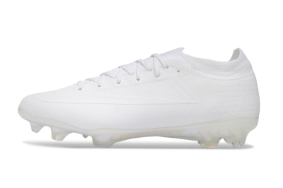 Nike Air Zoom Mercurial Vapor 17 Elite FG Firm Ground Soccer Cleats - White/Triple White/Iridescent Sole