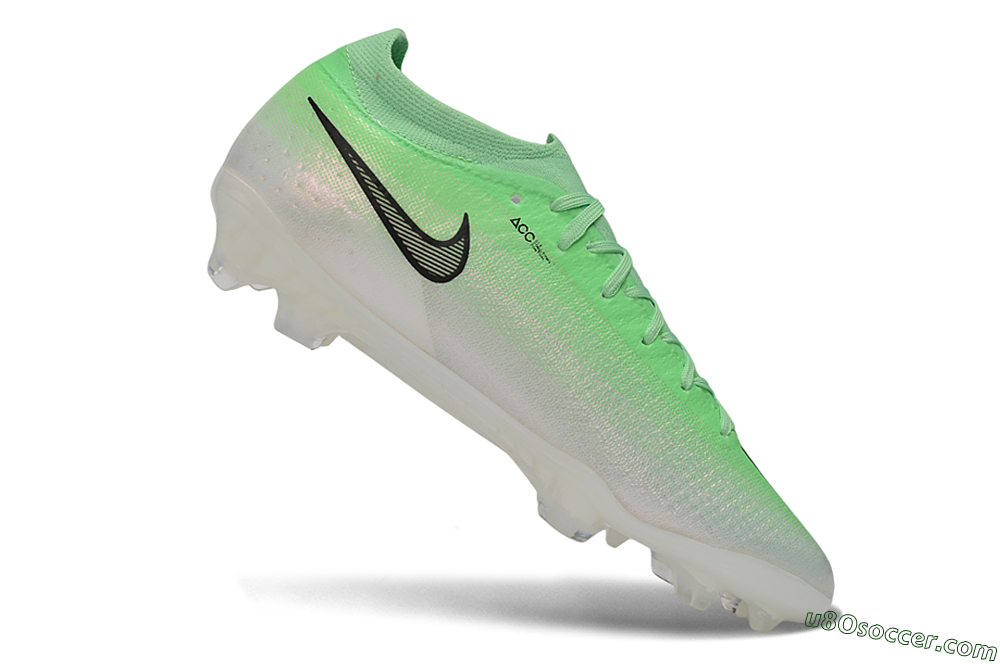 Nike Air Zoom Mercurial Vapor 17 Elite FG Firm Ground Soccer Cleats - Green/Electric Green/Pearl White 4