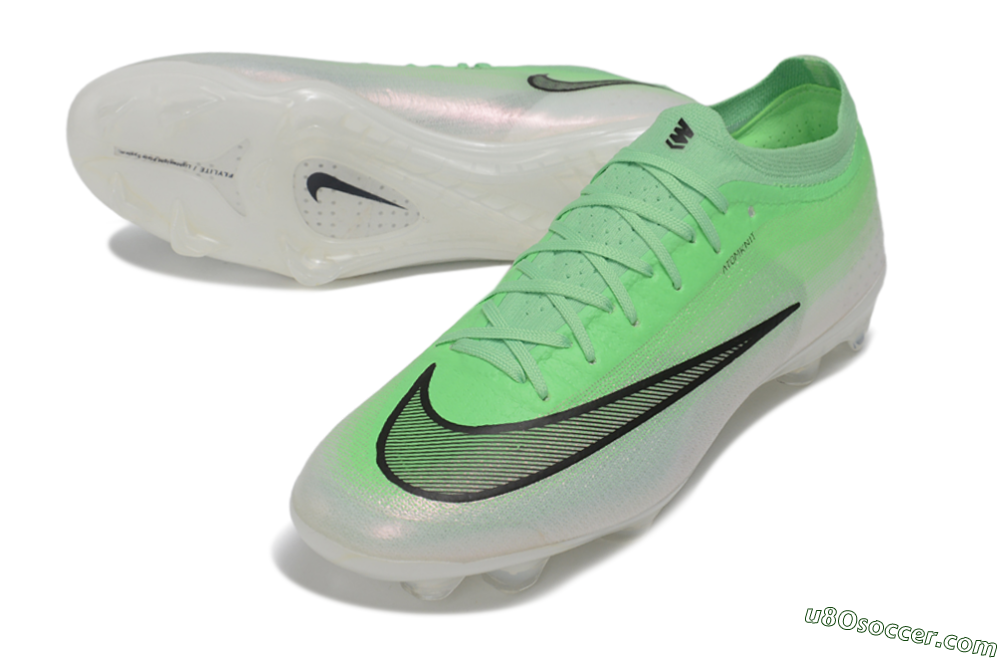 Nike Air Zoom Mercurial Vapor 17 Elite FG Firm Ground Soccer Cleats - Green/Electric Green/Pearl White 3