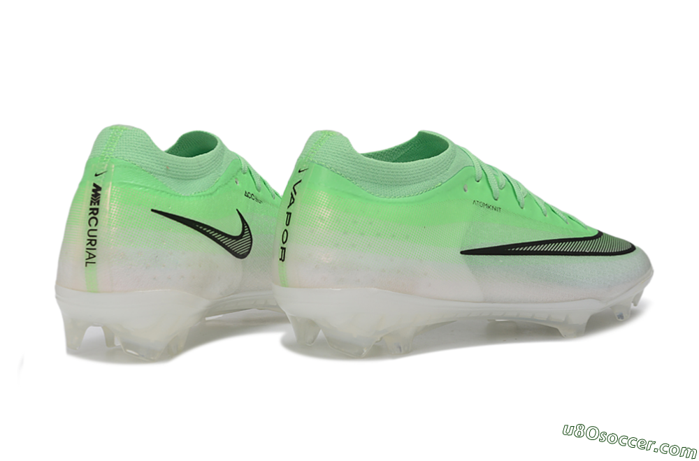 Nike Air Zoom Mercurial Vapor 17 Elite FG Firm Ground Soccer Cleats - Green/Electric Green/Pearl White 6