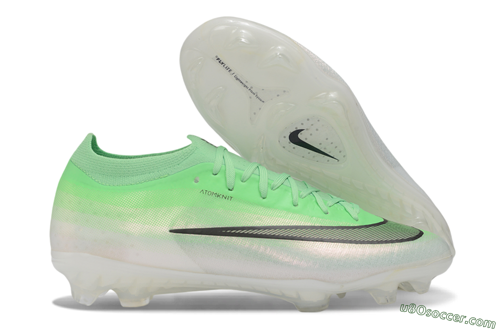 Nike Air Zoom Mercurial Vapor 17 Elite FG Firm Ground Soccer Cleats - Green/Electric Green/Pearl White 1