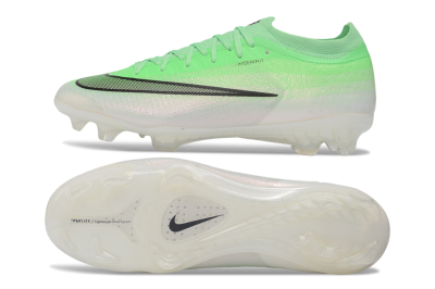 Nike Air Zoom Mercurial Vapor 17 Elite FG Firm Ground Soccer Cleats - Green/Electric Green/Pearl White