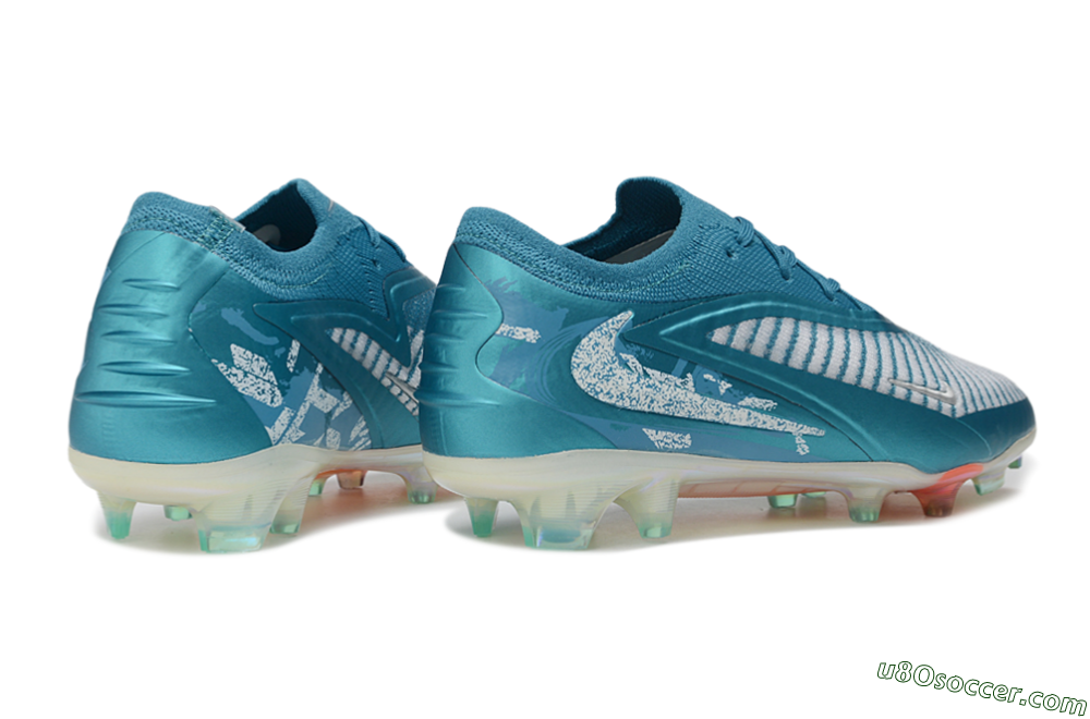 Nike Phantom 6 Elite Low FG Firm Ground Soccer Cleats - Blue/Baltic Blue/White 6