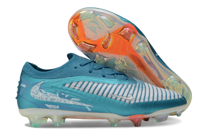 Nike Phantom 6 Elite Low FG Firm Ground Soccer Cleats - Blue/Baltic Blue/White