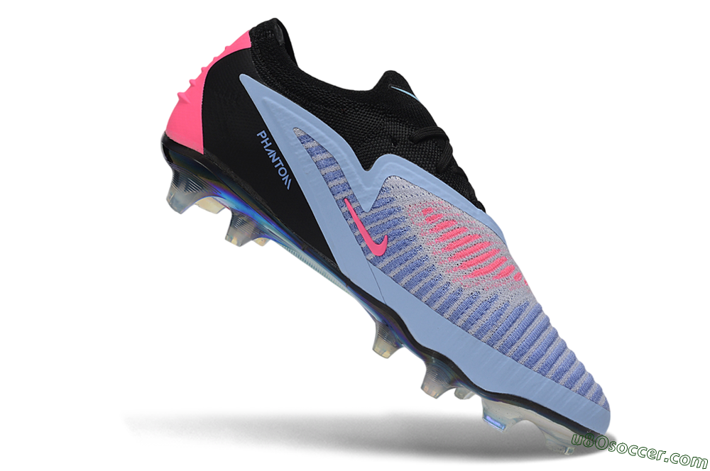 Nike Phantom 6 Elite Low FG Firm Ground Soccer Cleats - Blue/Baltic Blue/Hyper Pink 4
