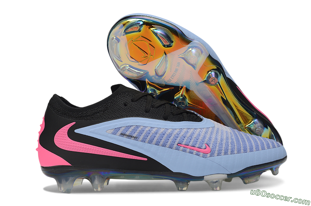 Nike Phantom 6 Elite Low FG Firm Ground Soccer Cleats - Blue/Baltic Blue/Hyper Pink 1