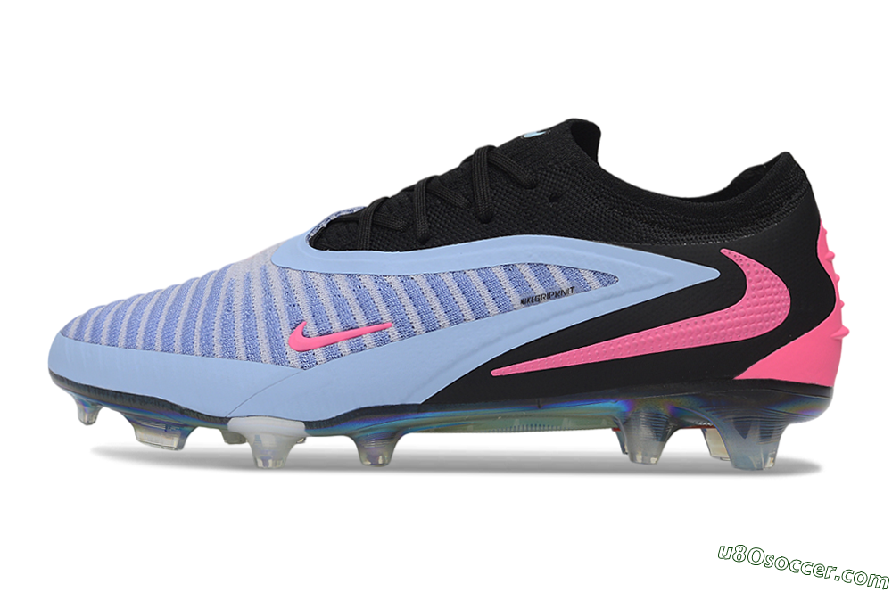 Nike Phantom 6 Elite Low FG Firm Ground Soccer Cleats - Blue/Baltic Blue/Hyper Pink 2