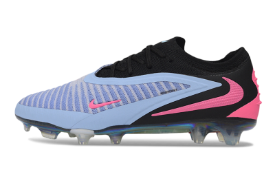 Nike Phantom 6 Elite Low FG Firm Ground Soccer Cleats - Blue/Baltic Blue/Hyper Pink