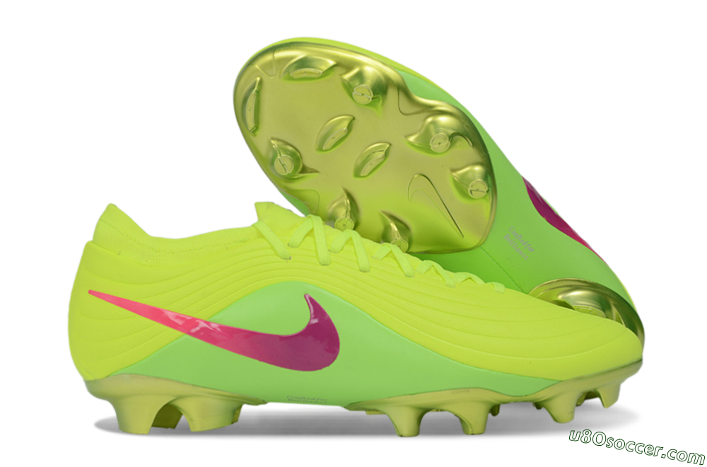 Nike United Tiempo Maestro Elite FG Firm Ground Soccer Cleats - Yellow/Volt/Hyper Pink 1