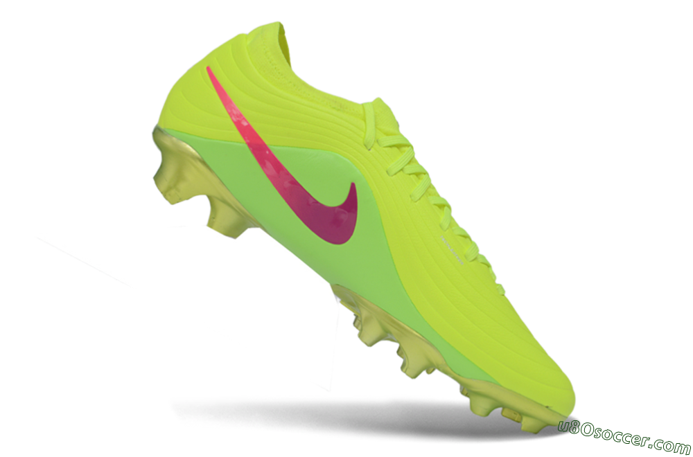 Nike United Tiempo Maestro Elite FG Firm Ground Soccer Cleats - Yellow/Volt/Hyper Pink 4