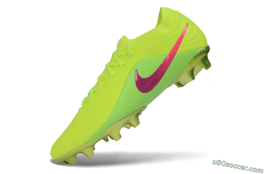 Nike United Tiempo Maestro Elite FG Firm Ground Soccer Cleats - Yellow/Volt/Hyper Pink 5