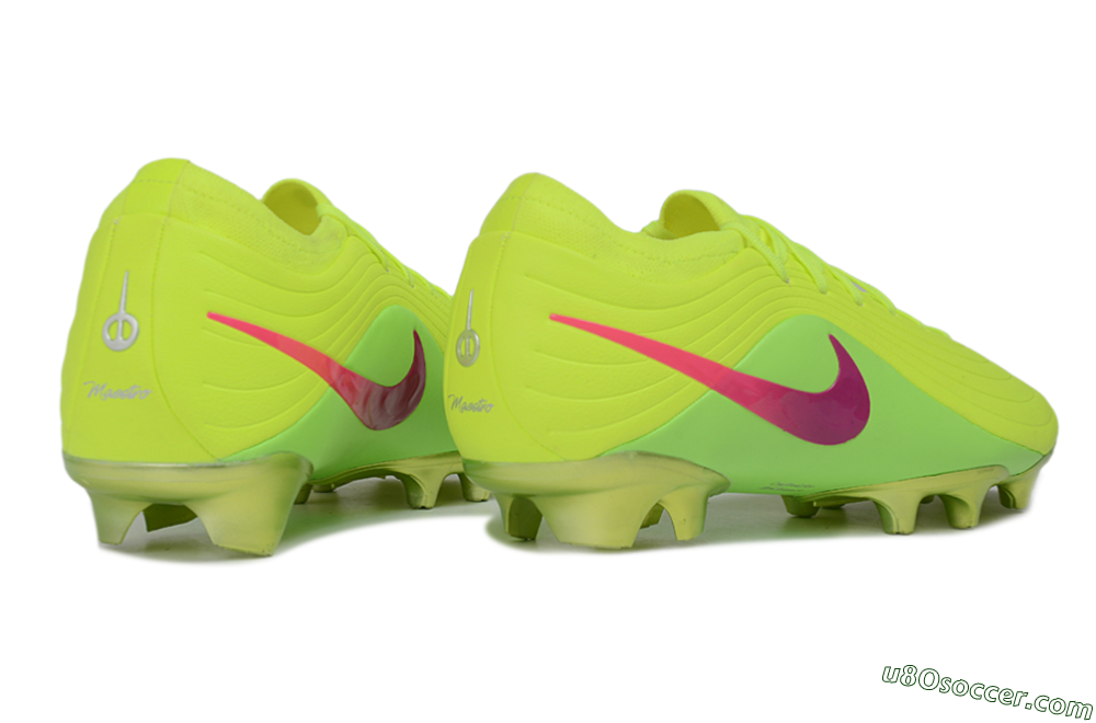 Nike United Tiempo Maestro Elite FG Firm Ground Soccer Cleats - Yellow/Volt/Hyper Pink 6