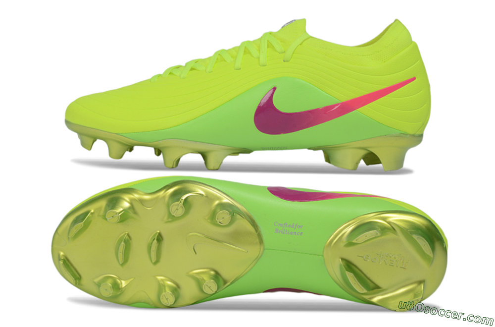 Nike United Tiempo Maestro Elite FG Firm Ground Soccer Cleats - Yellow/Volt/Hyper Pink 0