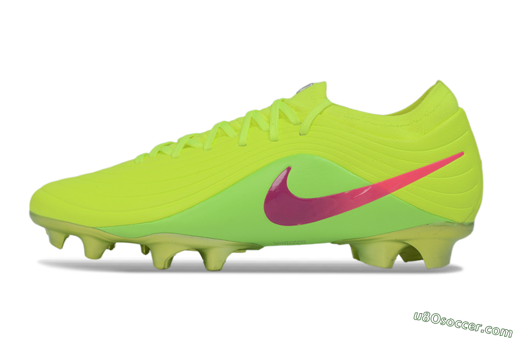 Nike United Tiempo Maestro Elite FG Firm Ground Soccer Cleats - Yellow/Volt/Hyper Pink 2
