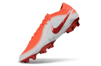 Nike United Tiempo Maestro Elite FG Firm Ground Soccer Cleats - Orange/Bright Crimson/Metallic Silver