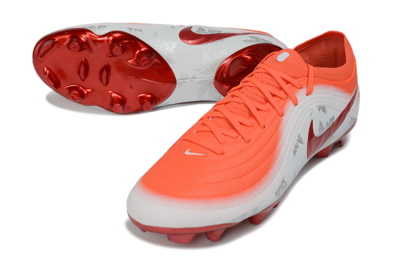 Nike United Tiempo Maestro Elite FG Firm Ground Soccer Cleats - Orange/Bright Crimson/Metallic Silver