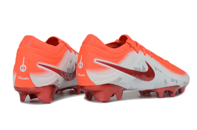 Nike United Tiempo Maestro Elite FG Firm Ground Soccer Cleats - Orange/Bright Crimson/Metallic Silver