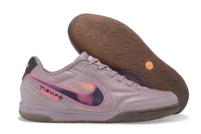 Nike Tiempo Street Gato PRM IC Indoor & Futsal Soccer Shoes - Purple/Dusty Lilac/Dark Plum