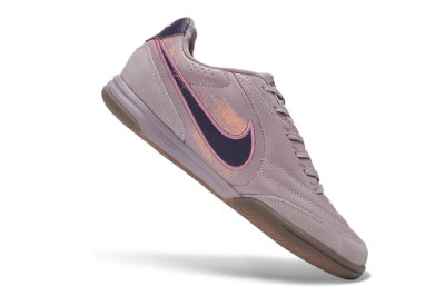 Nike Tiempo Street Gato PRM IC Indoor & Futsal Soccer Shoes - Purple/Dusty Lilac/Dark Plum