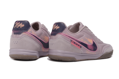 Nike Tiempo Street Gato PRM IC Indoor & Futsal Soccer Shoes - Purple/Dusty Lilac/Dark Plum