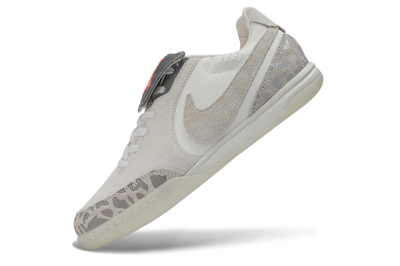 Nike Tiempo Street Gato SE IC Indoor & Futsal Soccer Shoes - White/Summit White/Photon Dust