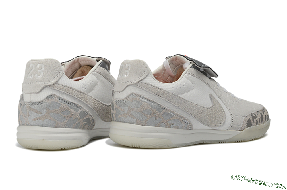 Nike Tiempo Street Gato SE IC Indoor & Futsal Soccer Shoes - White/Summit White/Photon Dust 6