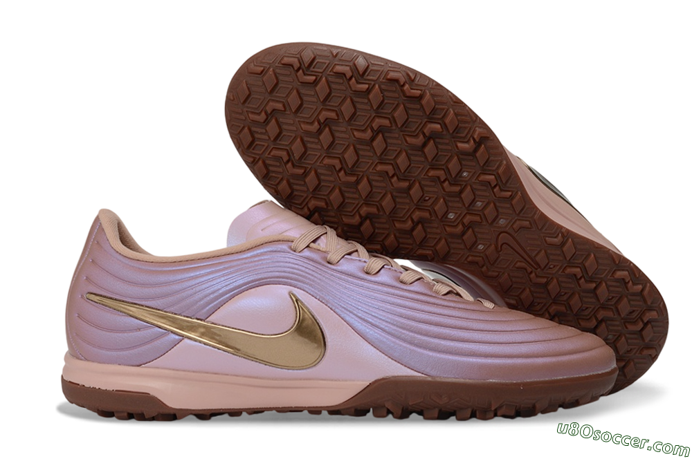 Nike Tiempo Legend 11 Pro TF Artificial Turf Soccer Shoes - Pink/Rose Gold/Metallic Bronze 1