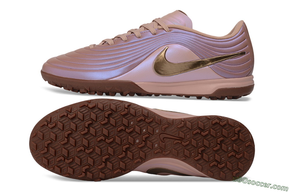 Nike Tiempo Legend 11 Pro TF Artificial Turf Soccer Shoes - Pink/Rose Gold/Metallic Bronze 0