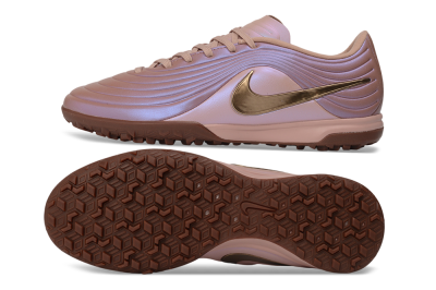 Nike Tiempo Legend 11 Pro TF Artificial Turf Soccer Shoes - Pink/Rose Gold/Metallic Bronze