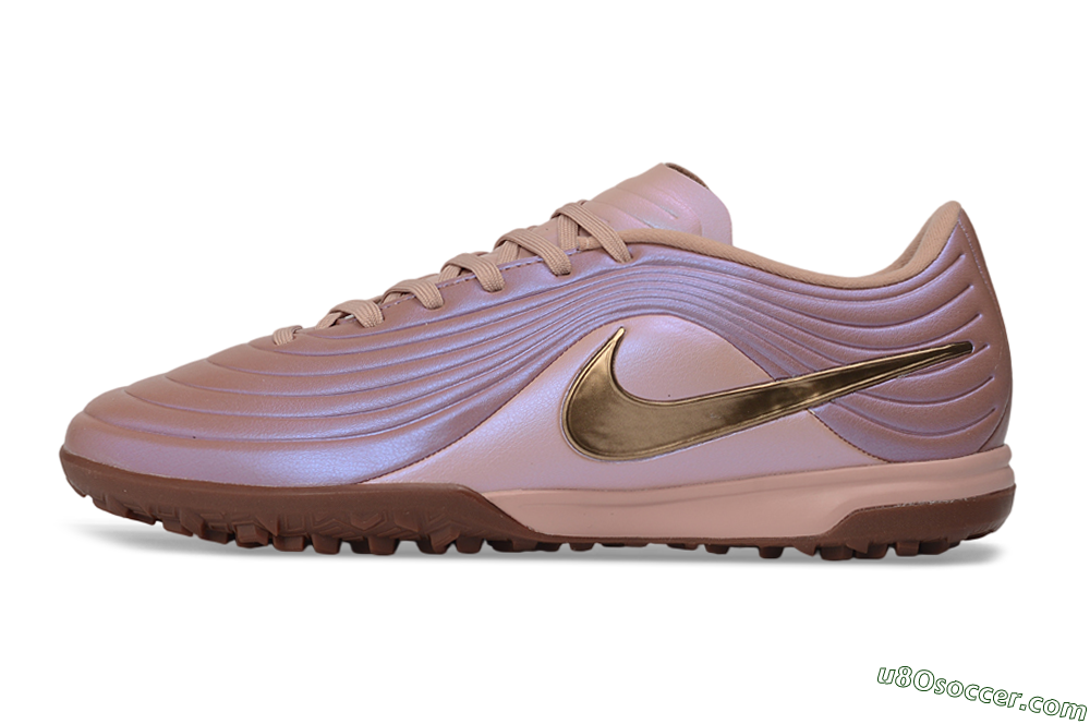 Nike Tiempo Legend 11 Pro TF Artificial Turf Soccer Shoes - Pink/Rose Gold/Metallic Bronze 2