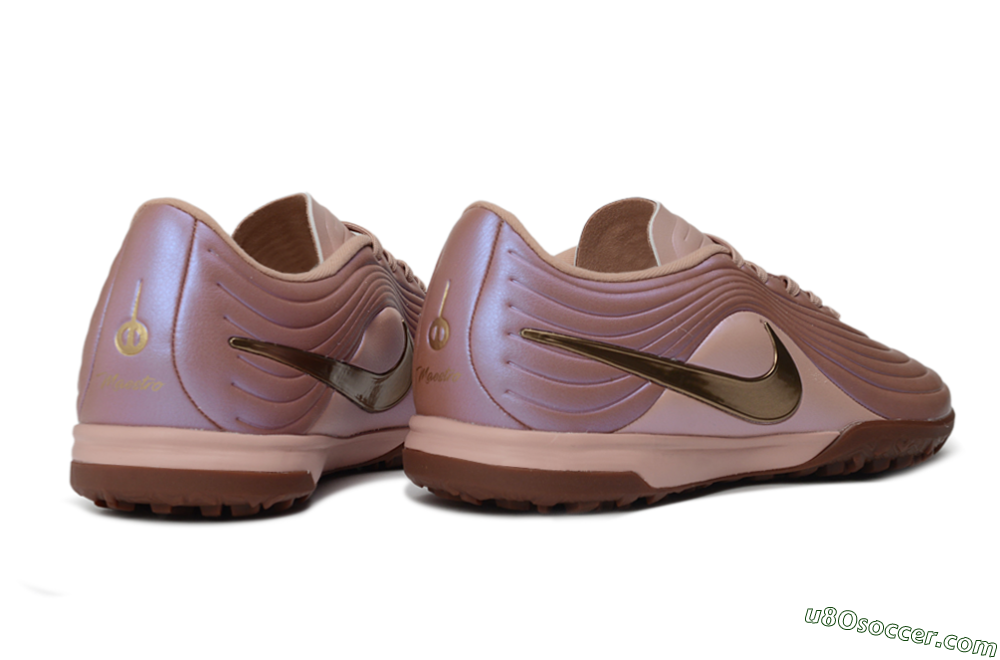 Nike Tiempo Legend 11 Pro TF Artificial Turf Soccer Shoes - Pink/Rose Gold/Metallic Bronze 6