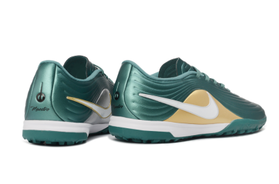 Nike Tiempo Legend 11 Pro TF Artificial Turf Soccer Shoes - Green/Emerald Green/Metallic Gold